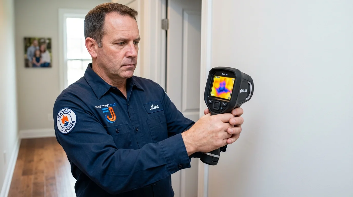 Thermal imaging leak detection by Johns Plumbing LLC in Longbranch